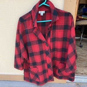 Coldwater Creek cropped sleeve jacket